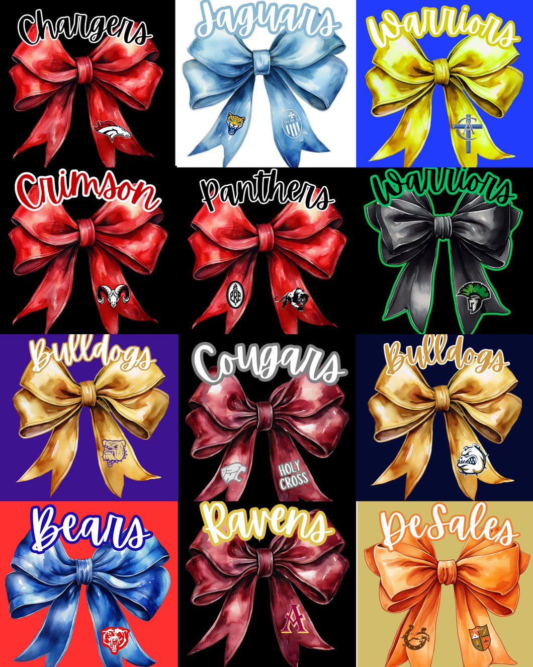 Mascot bows