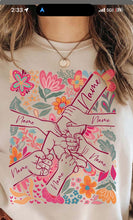 Load image into Gallery viewer, HANDS SHIRTS (1-10 names)
