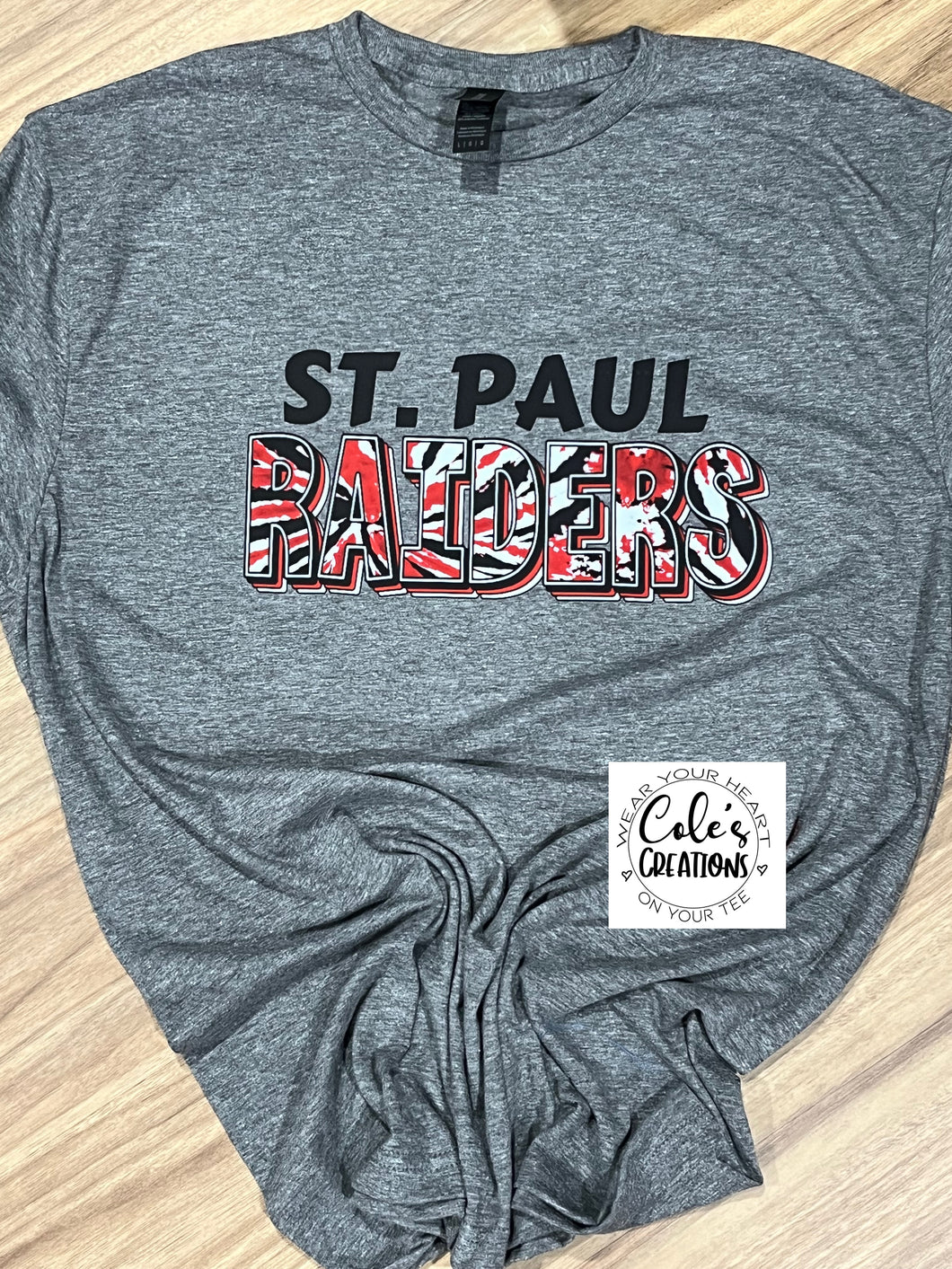 St. Paul RAIDERS tie dye.