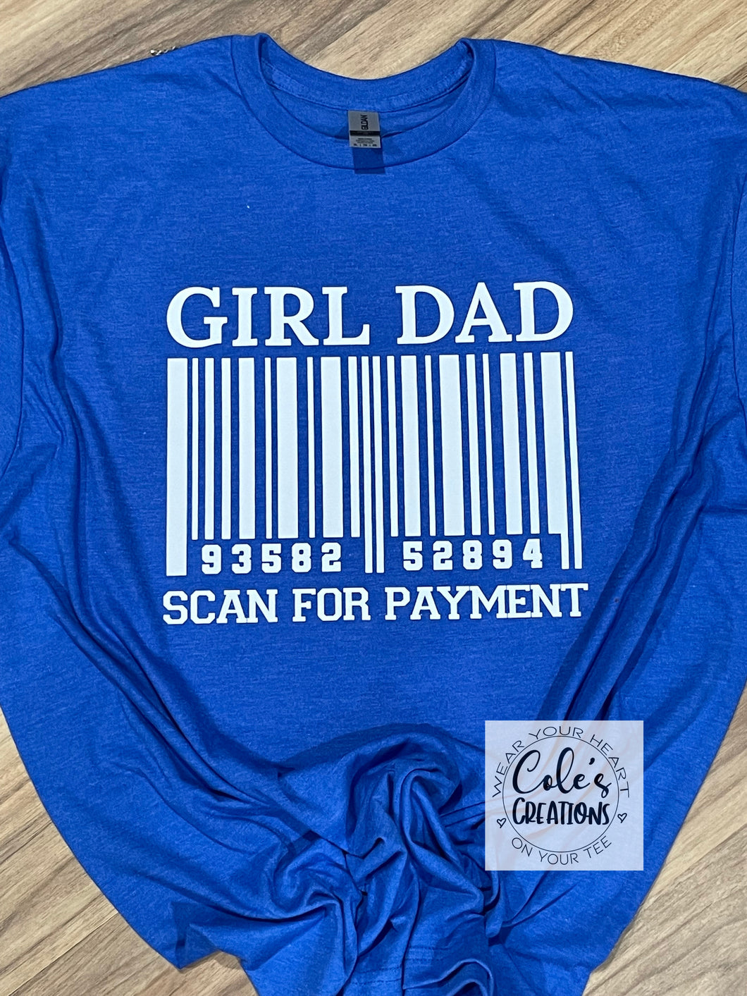 Girl Dad Scan for payment.