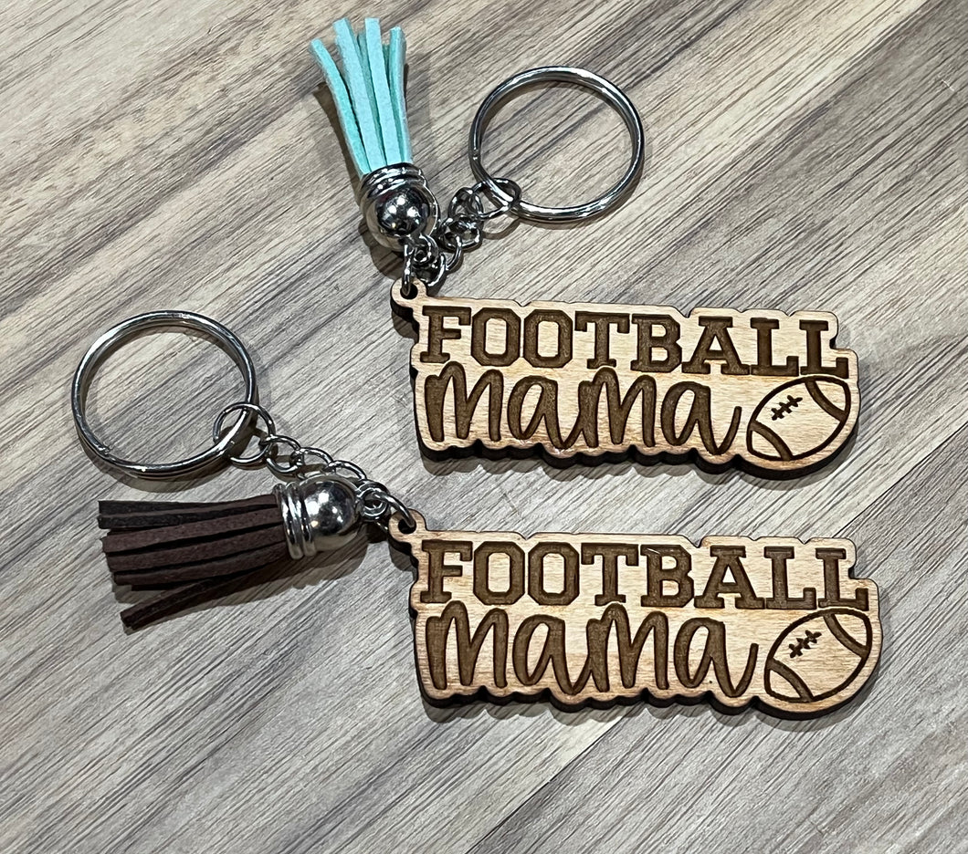 Football Mama keychain