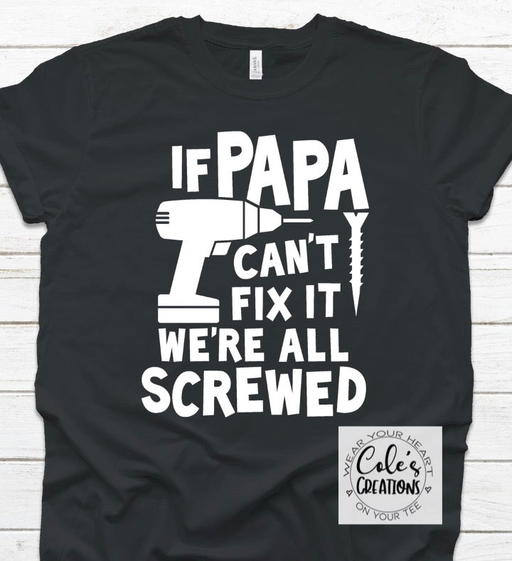 If papa can’t fix it, we are all screwed