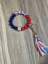 Load image into Gallery viewer, Wristlet Keychains ❤️💙
