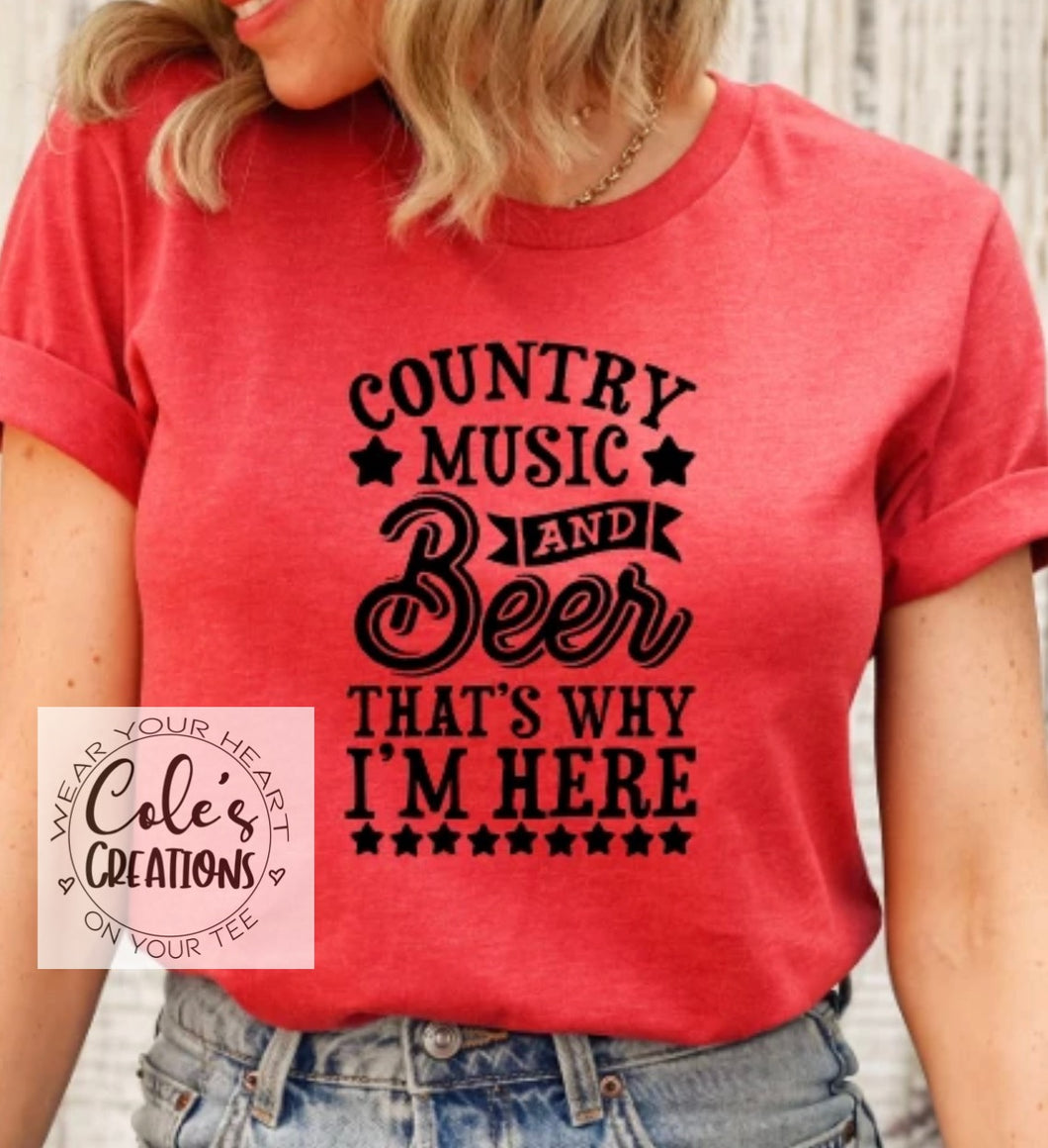 Country music and Beer 🍺 🎶