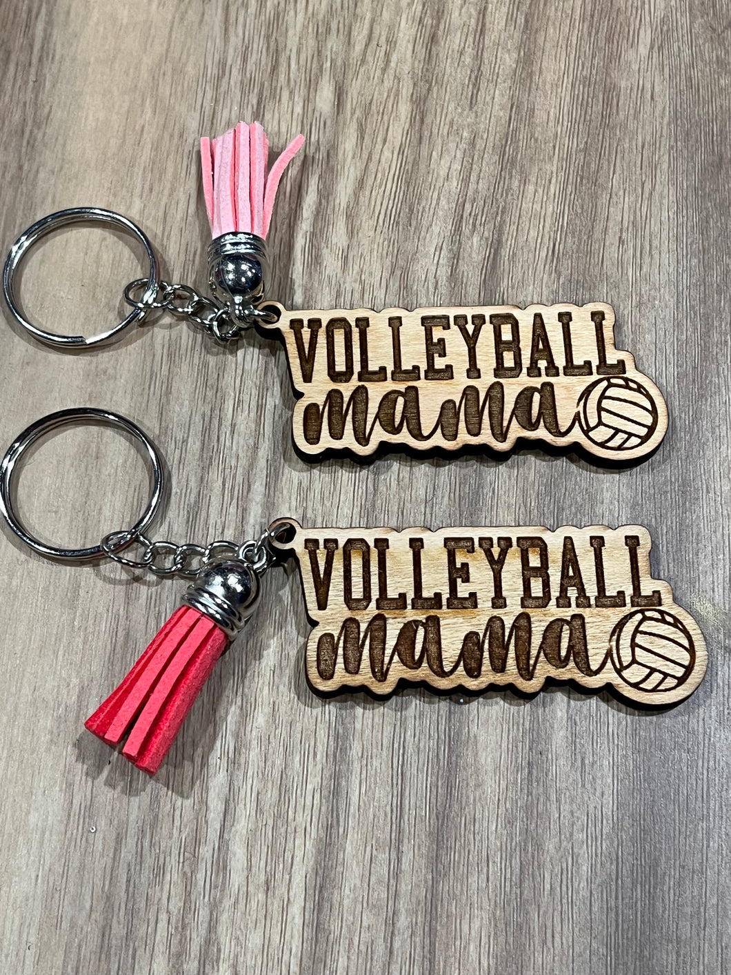 Volleyball Mama keychain